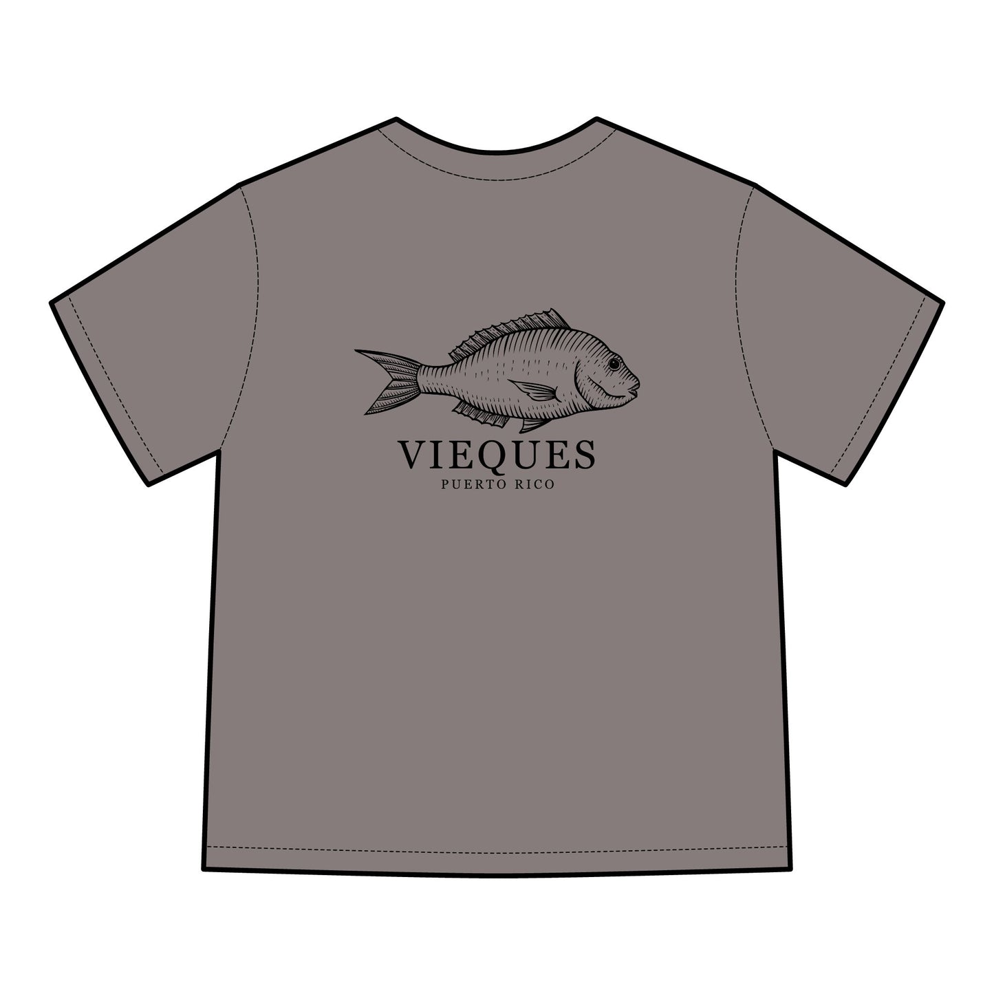 Vieques Fish Graphic T-Shirt, Eco-Friendly Fashion, Beachwear, Unisex Summer Tee, Puerto Rico Gift, Casual Outfit