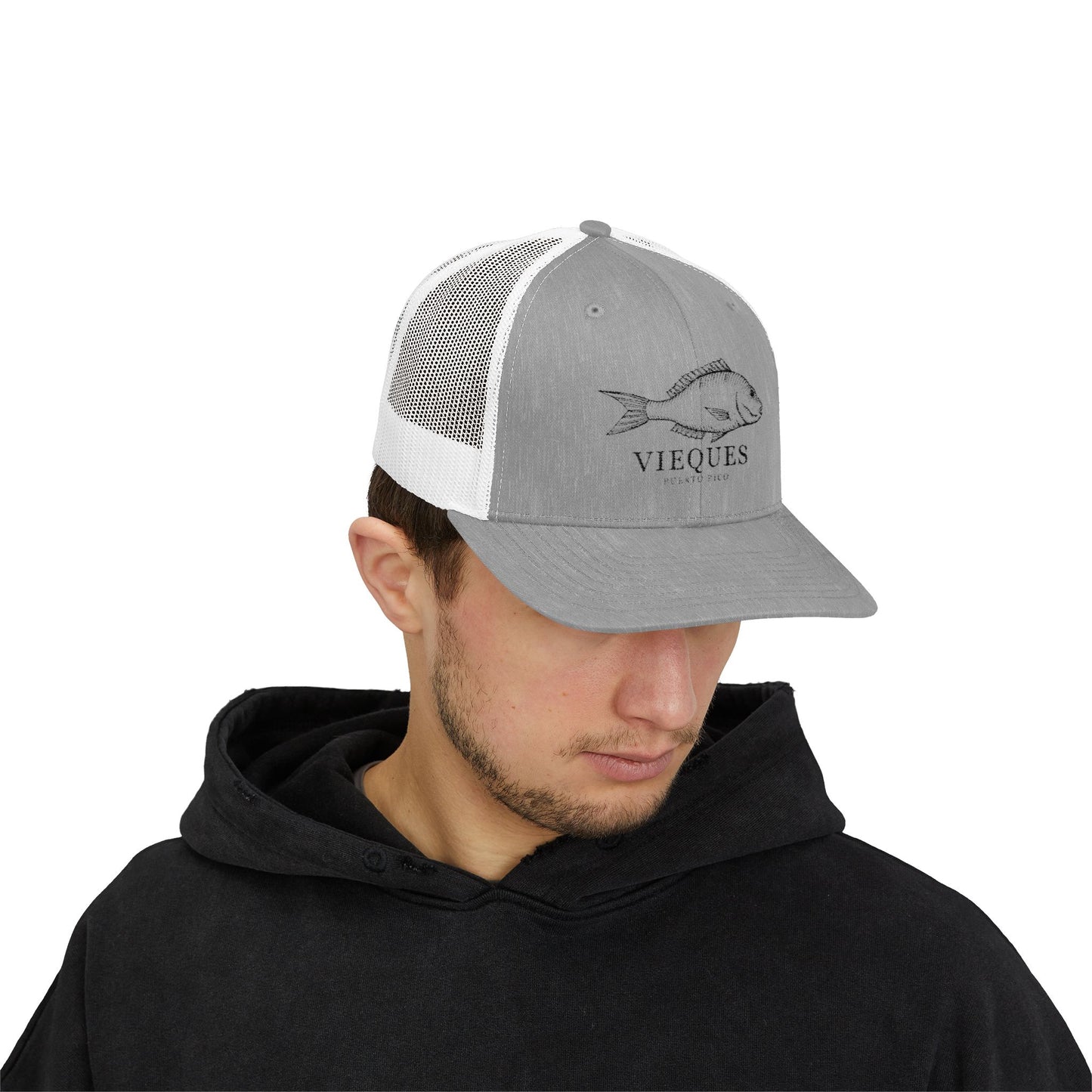 Fishing Snapback Trucker Cap, Outdoor Hat for Fishermen, Casual Style, Gift for Dad, Summer Accessory
