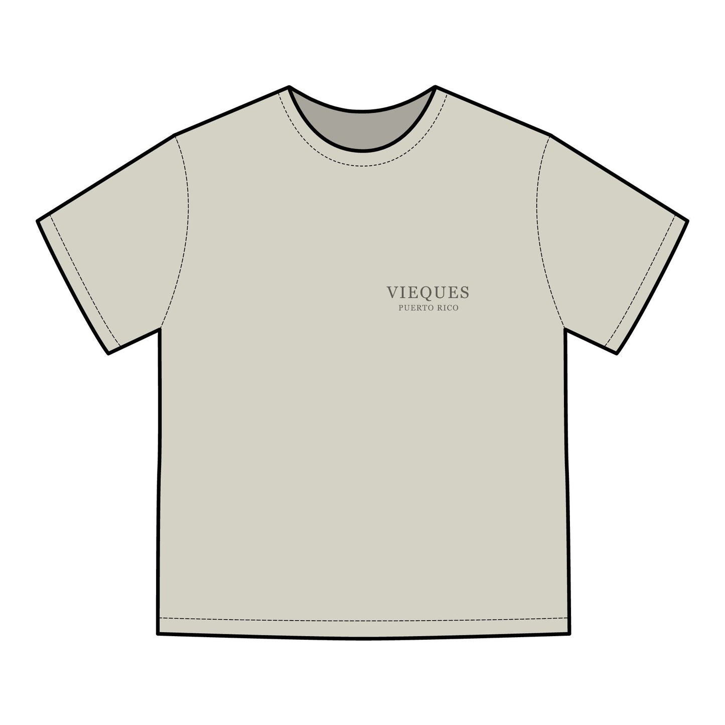 Vieques ComfortWash® T-Shirt - Relaxed Island Vibes, Eco-Friendly Beachwear, Gift for Travelers, Nature Lover Apparel, Casual Summer Style