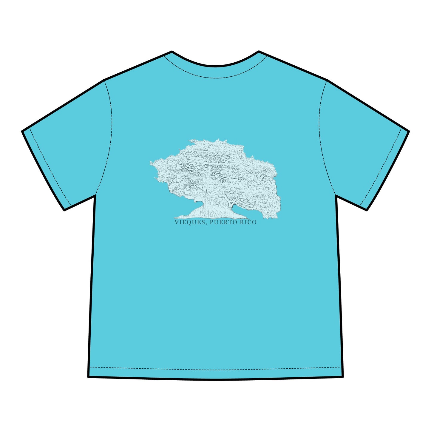 Vieques ComfortWash® T-Shirt - Relaxed Island Vibes, Eco-Friendly Beachwear, Gift for Travelers, Nature Lover Apparel, Casual Summer Style