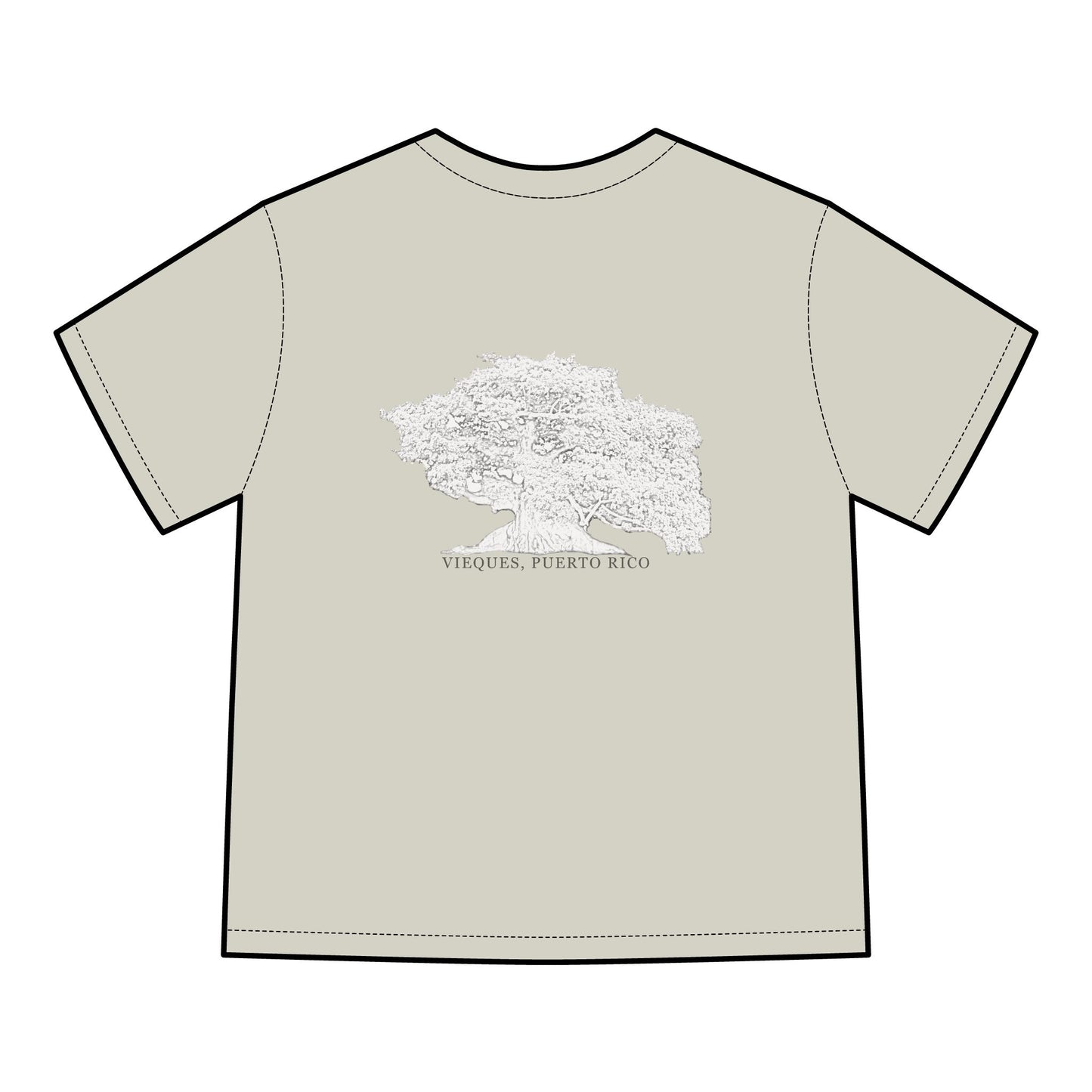 Vieques ComfortWash® T-Shirt - Relaxed Island Vibes, Eco-Friendly Beachwear, Gift for Travelers, Nature Lover Apparel, Casual Summer Style