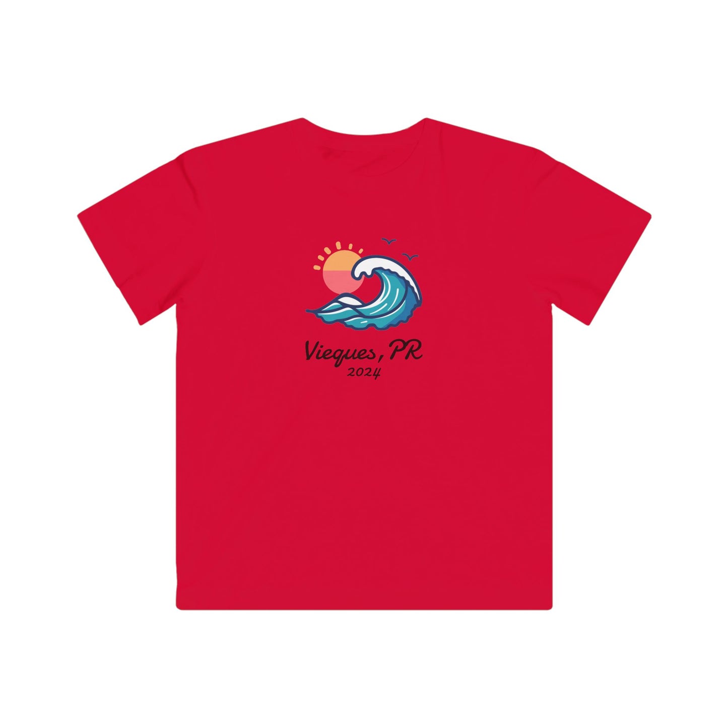 Kids Fine Jersey Tee - Vieques Wave