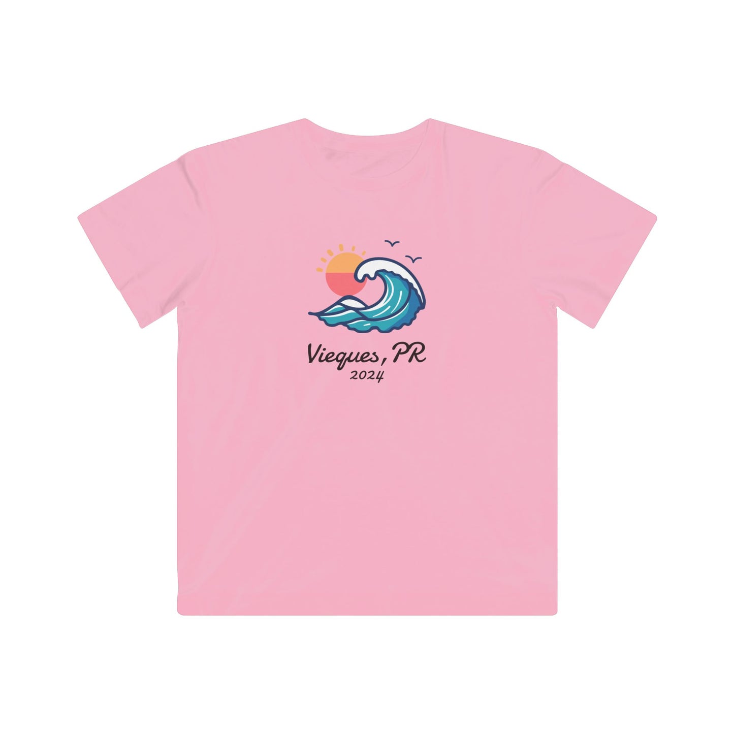 Kids Fine Jersey Tee - Vieques Wave