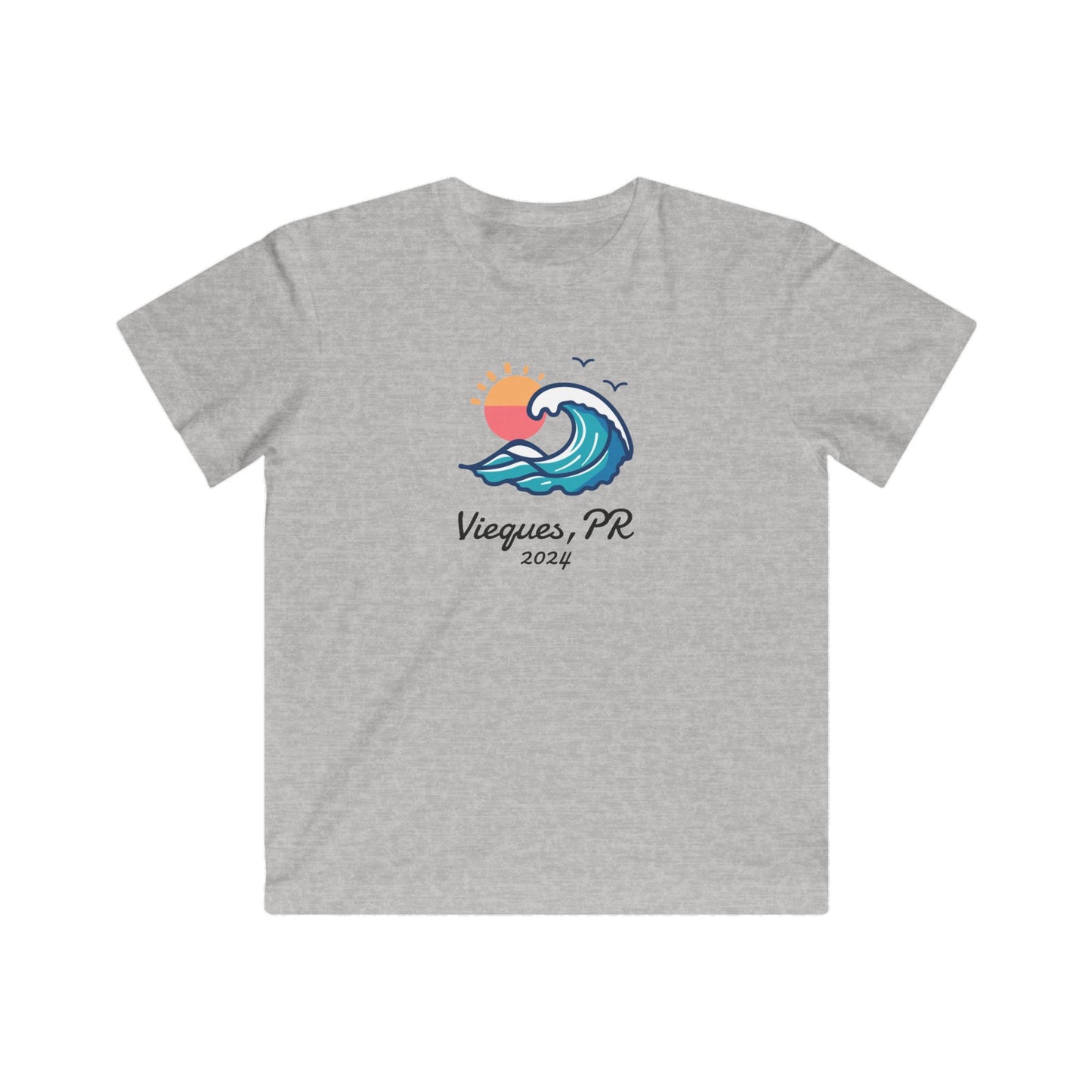 Kids Fine Jersey Tee - Vieques Wave