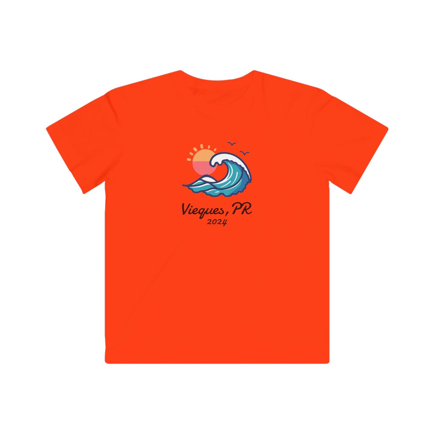 Kids Fine Jersey Tee - Vieques Wave