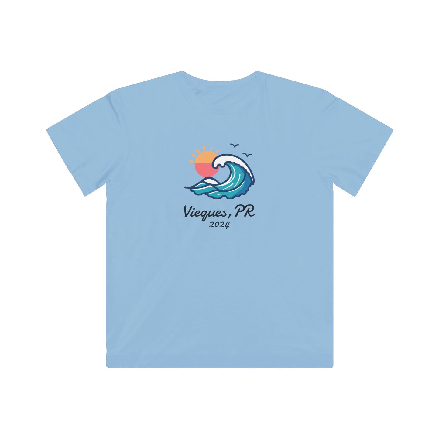 Kids Fine Jersey Tee - Vieques Wave